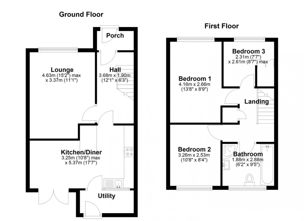Floorplan for Great Hayles Road, Bristol