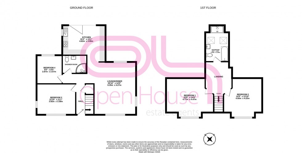 Floorplan for Rudgeway Park, Rudgeway, Bristol