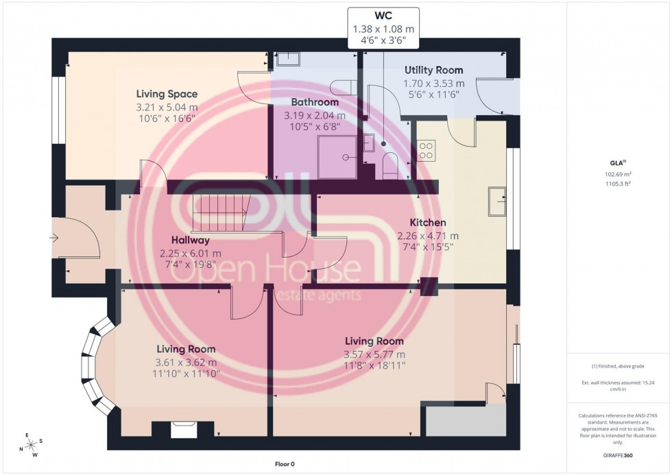 Floorplan for Beamhill Road, Anslow