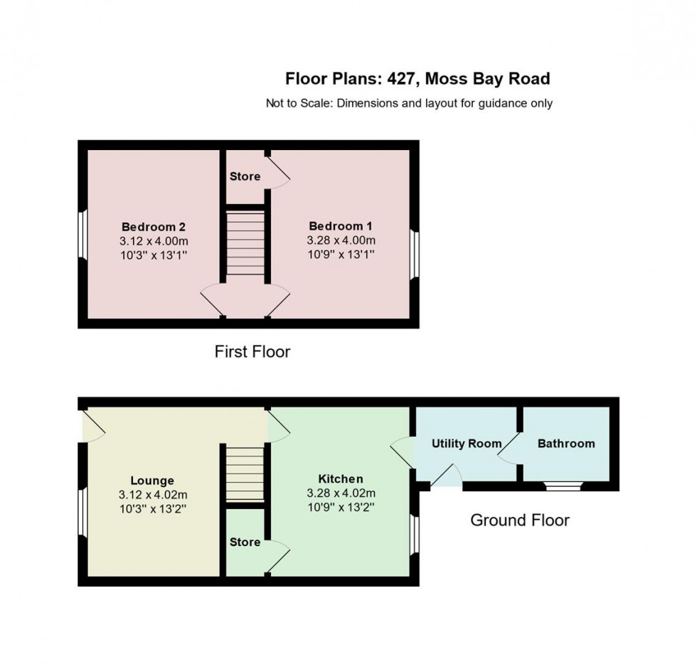 Floorplan for Moss Bay Road, Workington