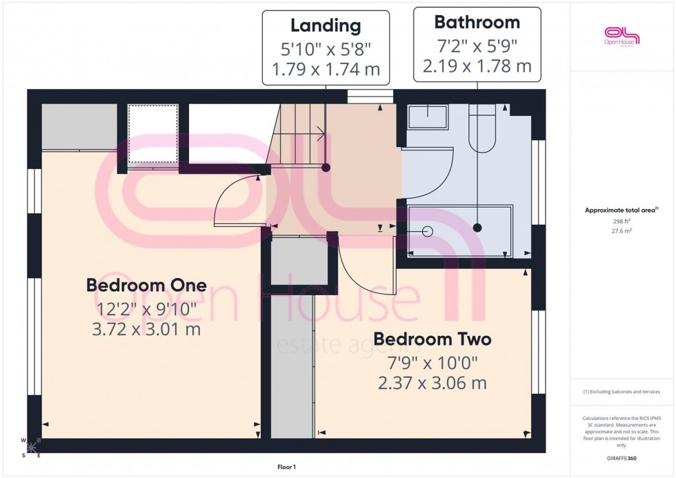 Floorplan for Jason Close, Peacehaven