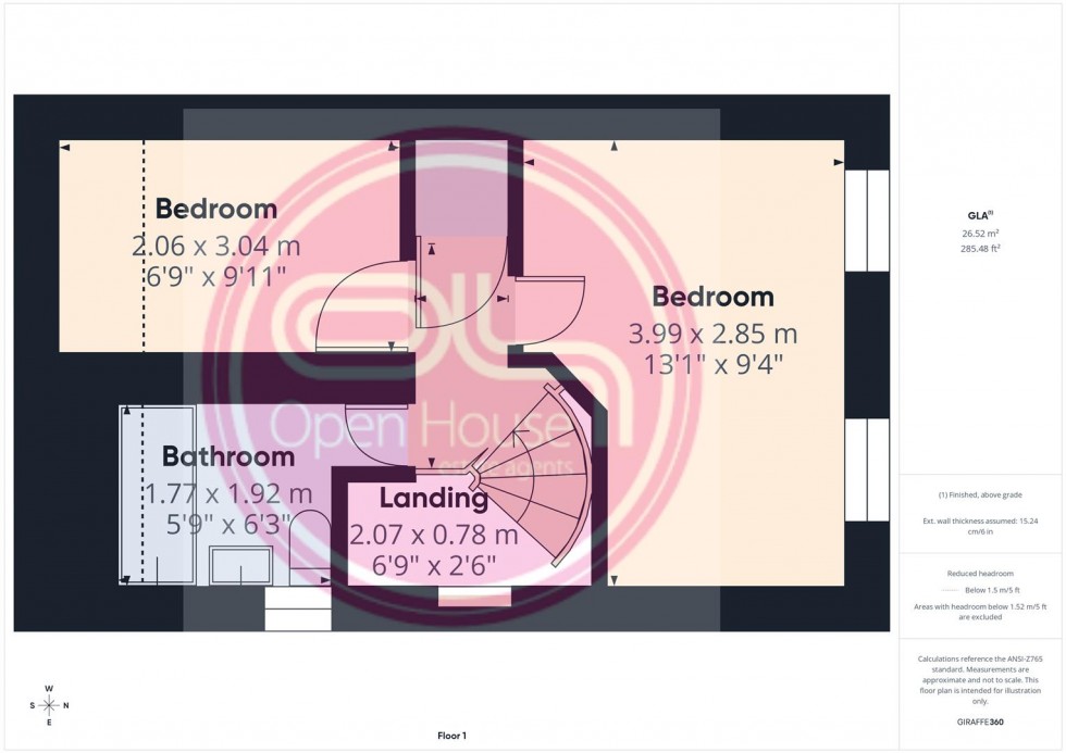 Floorplan for Grafton Road, Burton-On-Trent