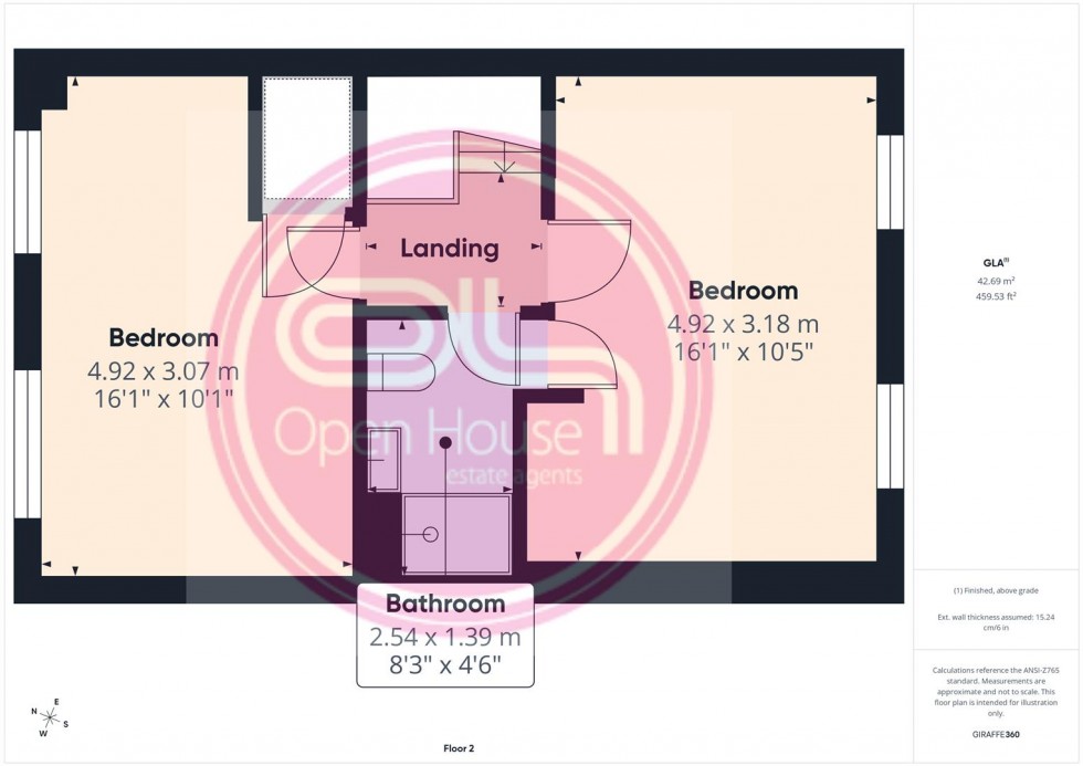 Floorplan for Salford Way, Church Gresley, Swadlincote