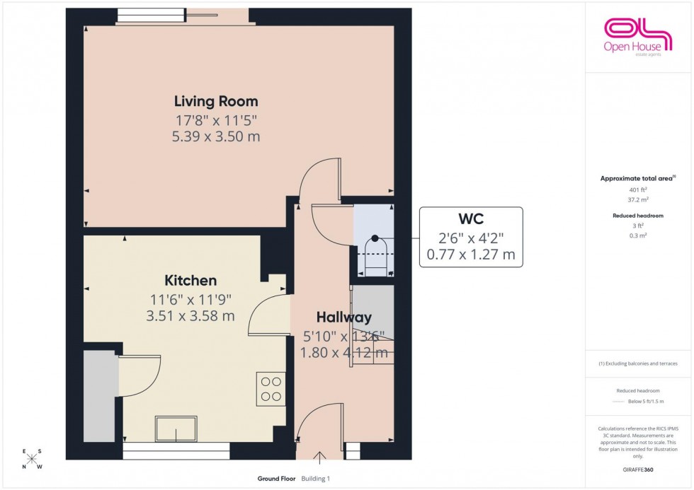 Floorplan for Bell Close, Stafford