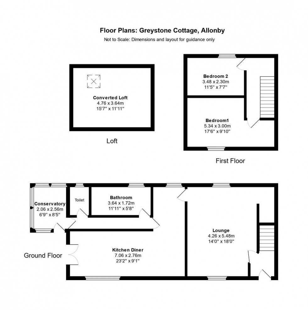 Floorplan for Wigton Road, Allonby, Maryport