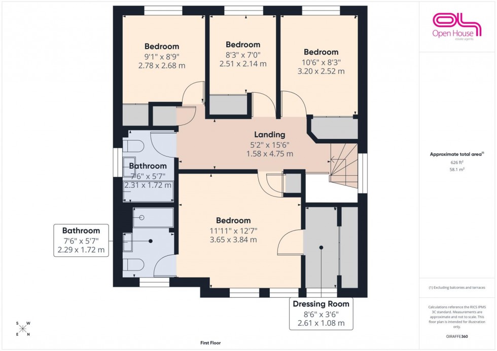 Floorplan for Searle Avenue, Stafford