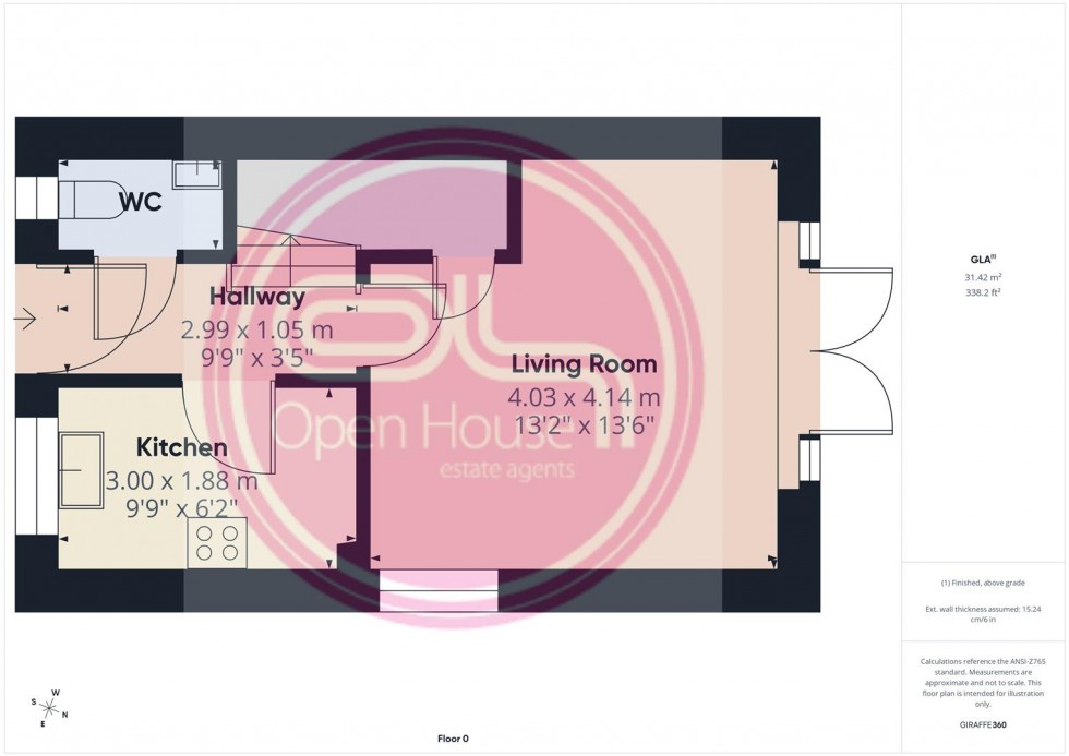 Floorplan for Lamplight Way, Castle Gresley