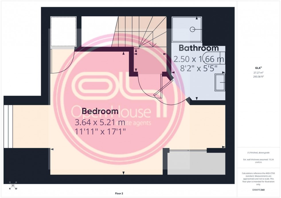 Floorplan for Rowan Drive, Branston, Burton-On-Trent