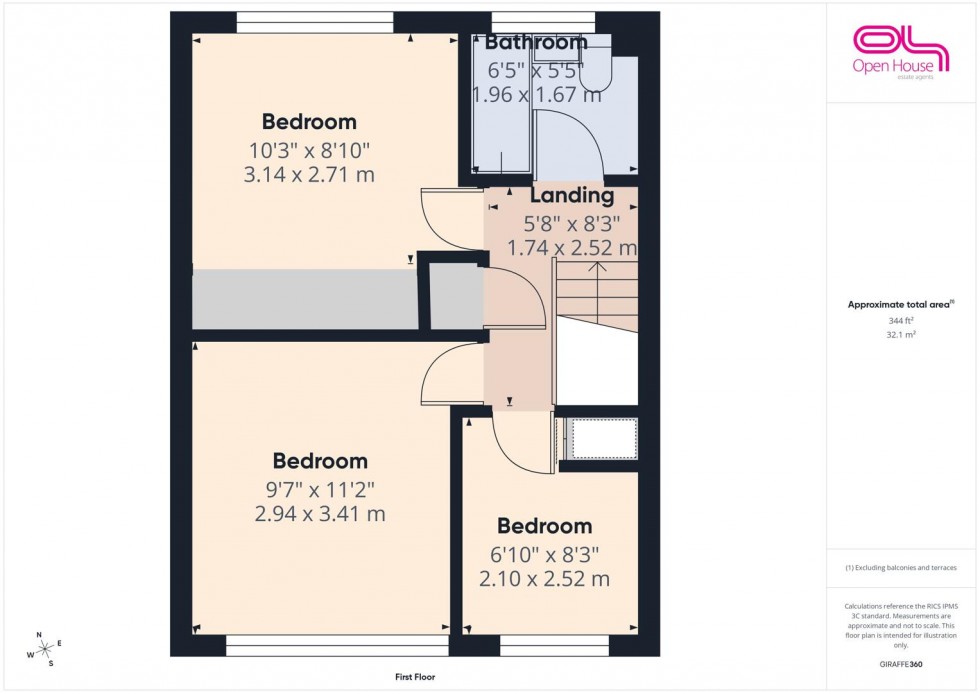 Floorplan for Longhurst Drive, Stafford