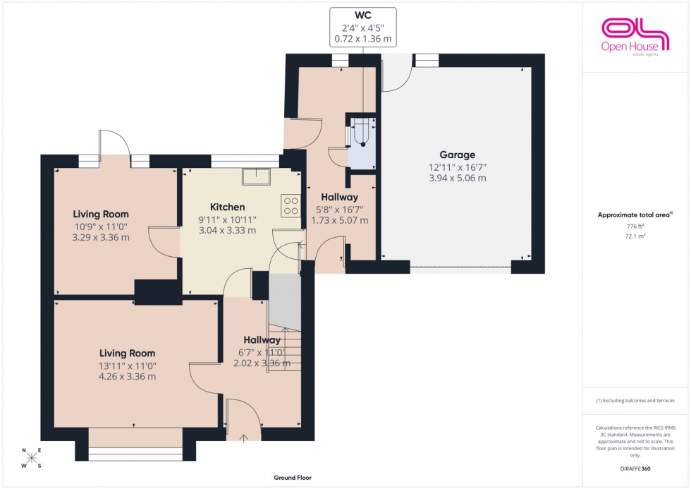 Floorplan for Douglas Road West, Stafford