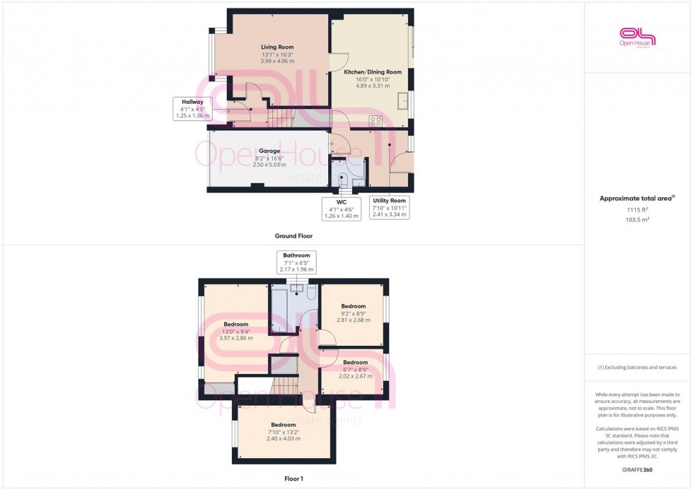 Floorplan for Chatsworth Avenue, Telscombe Cliffs, Peacehaven