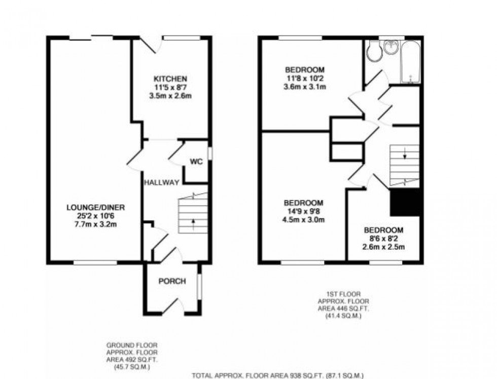 Floorplan for Regency Avenue, King's Lynn
