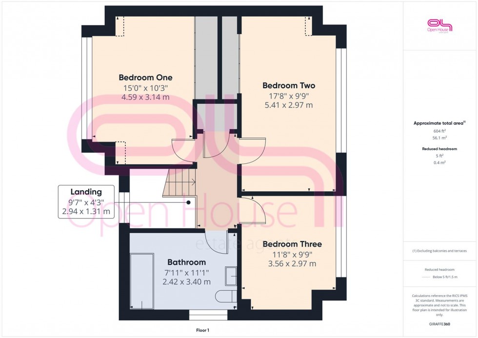 Floorplan for Lexden Drive, Seaford