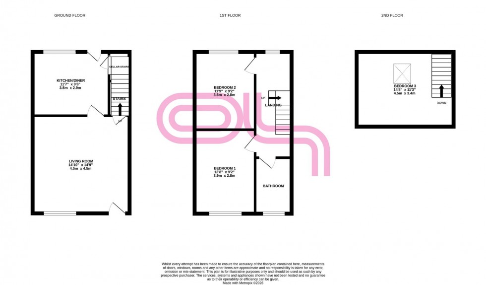 Floorplan for Stanley Road, Keighley
