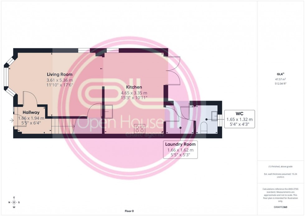 Floorplan for Drift Road, Castle Gresley, Swadlincote
