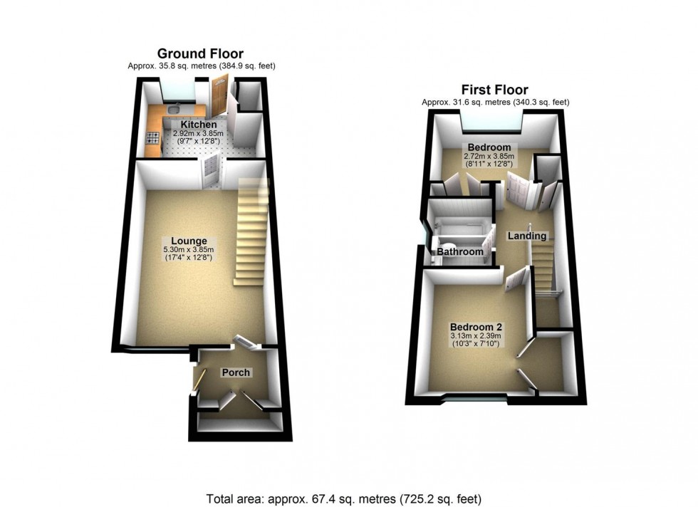 Floorplan for Vancouver Road, Worthing