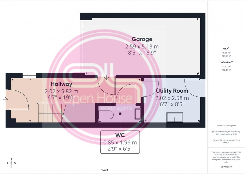 Floorplan for Barker Round Way, Burton-On-Trent