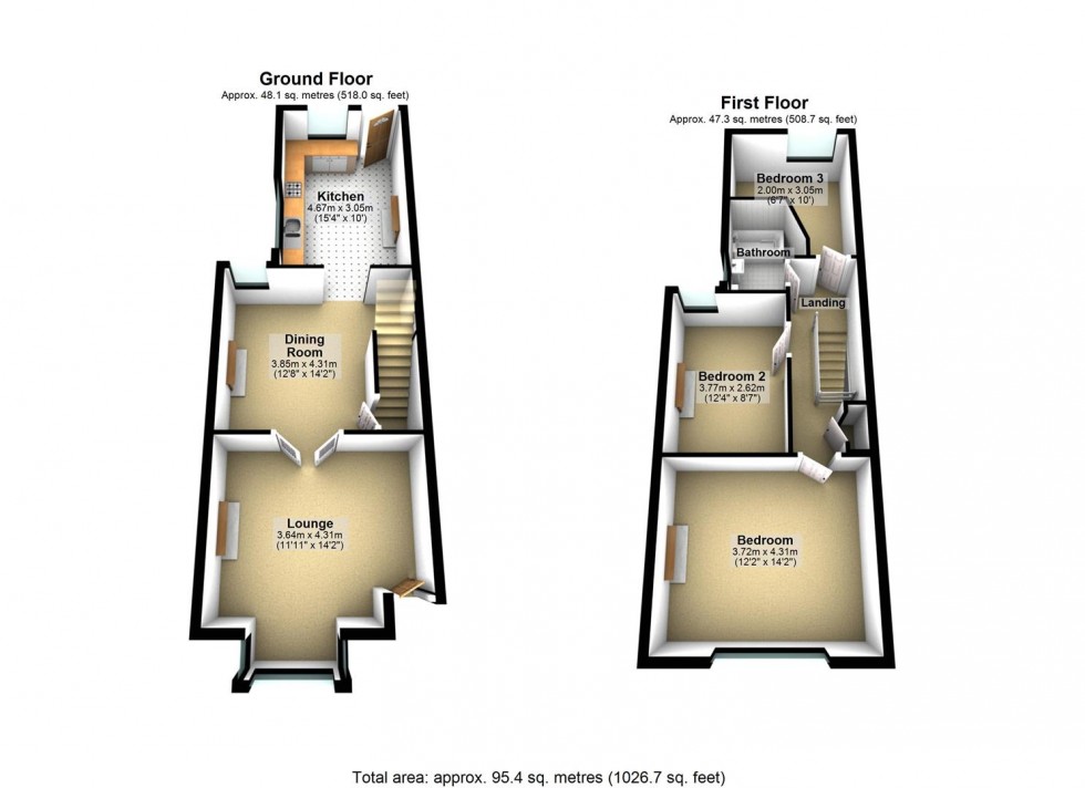 Floorplan for Beaumont Road, Worthing