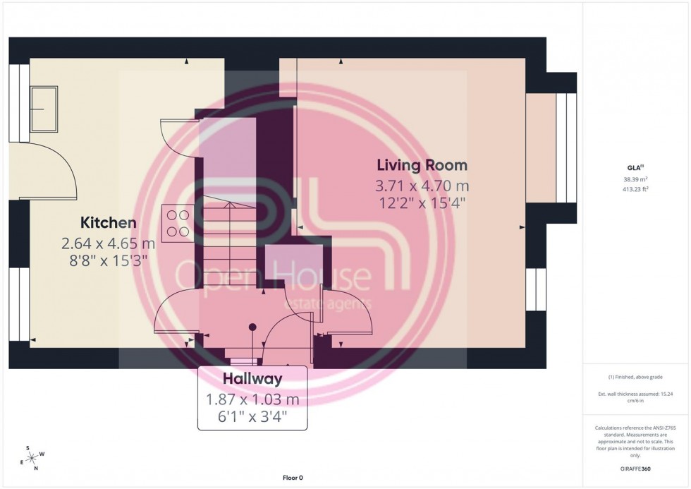 Floorplan for Hawthorn Crescent, Burton-On-Trent