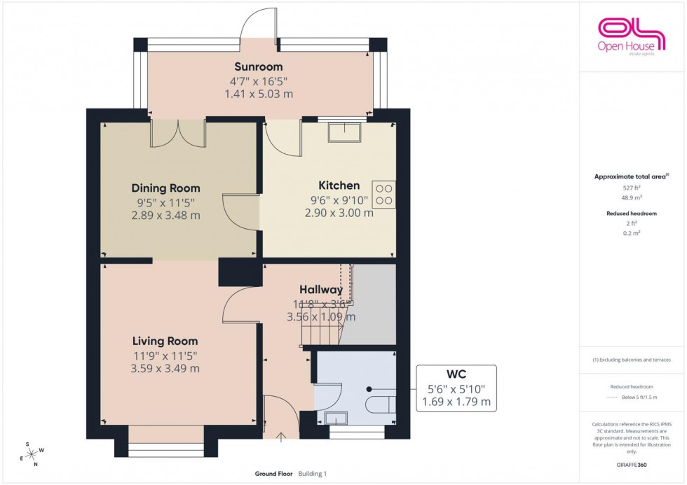 Floorplan for Penkvale Road, Stafford