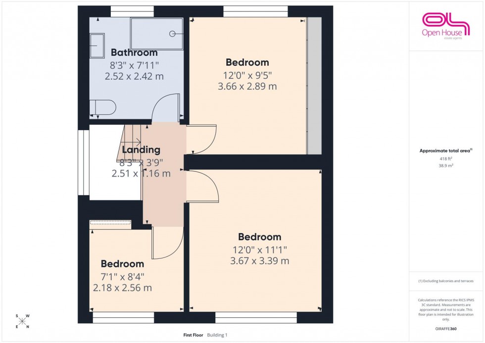 Floorplan for Stone Road, Stafford