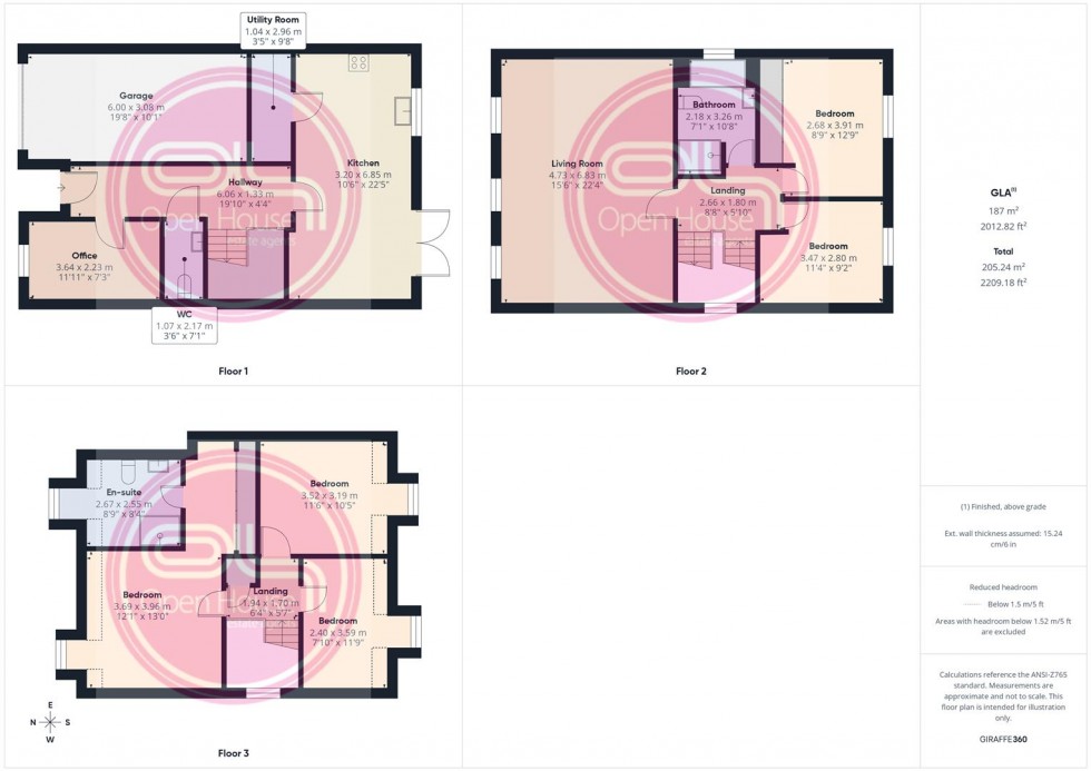 Floorplan for Claymills Close, Burton-On-Trent