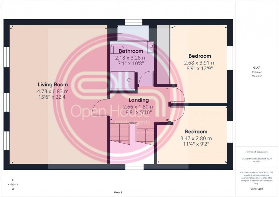 Floorplan for Claymills Close, Burton-On-Trent