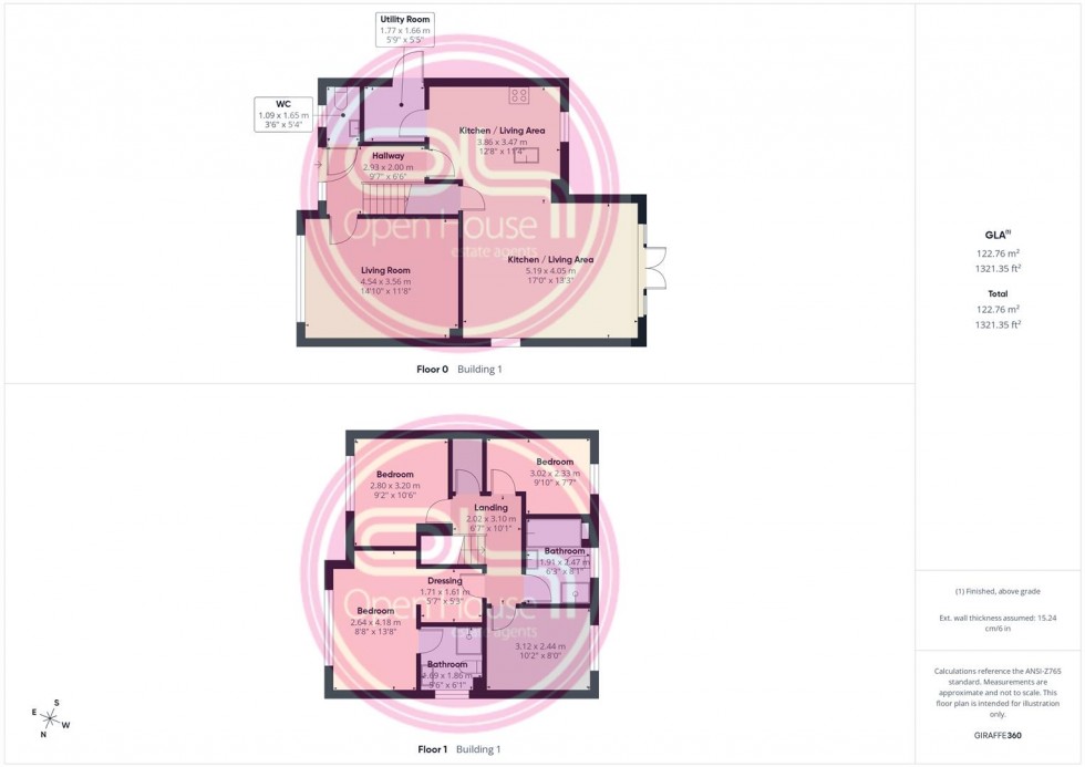 Floorplan for Marley Way, Drakelow, Burton-On-Trent