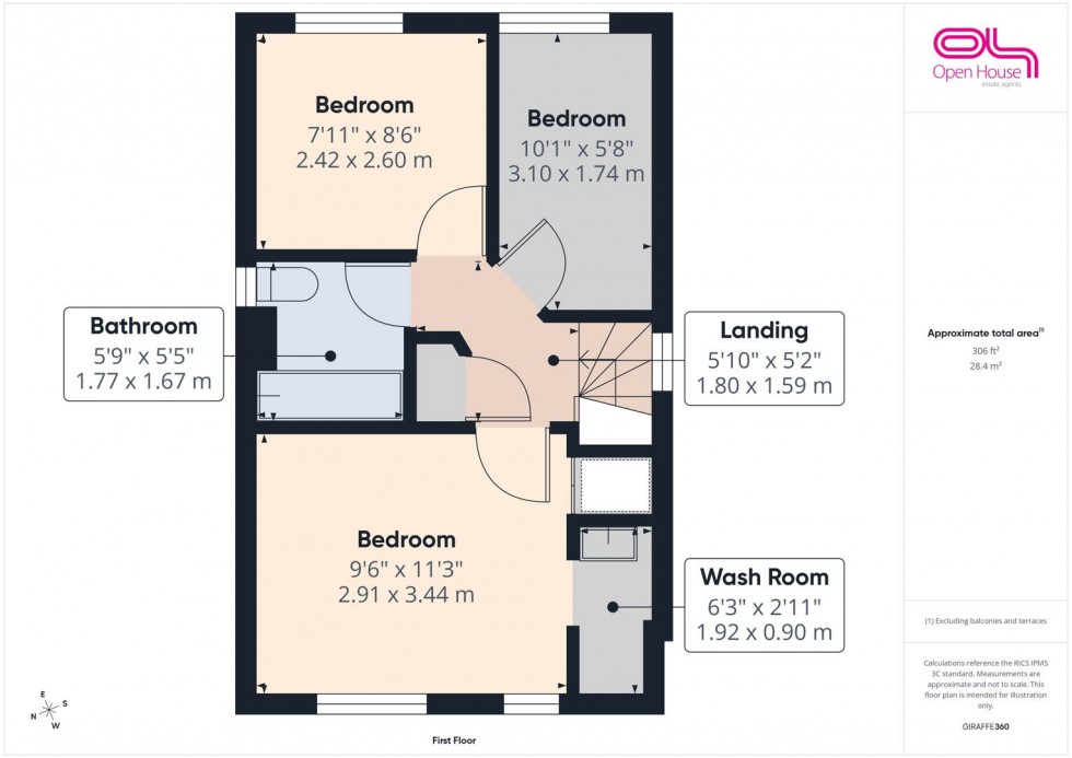 Floorplan for Walland Grove, Stafford