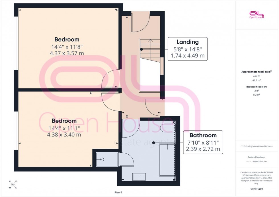 Floorplan for Sutton Avenue North, Peacehaven