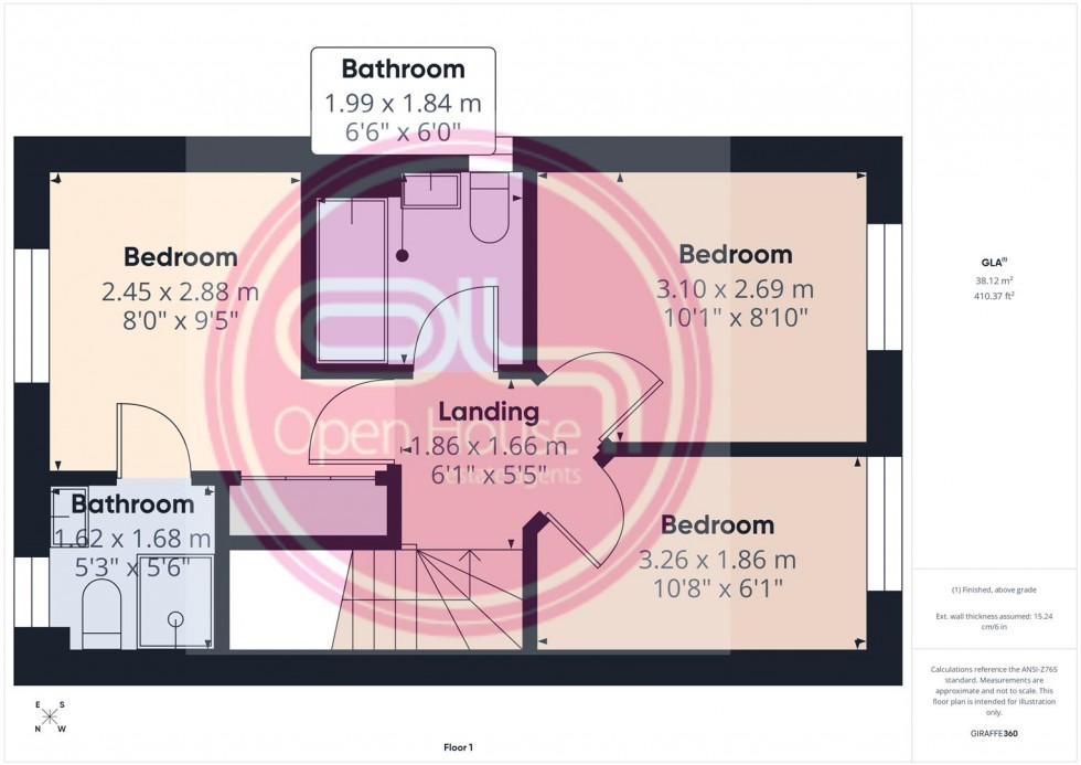 Floorplan for Furnace Lane, Castle Gresley, Swadlincote