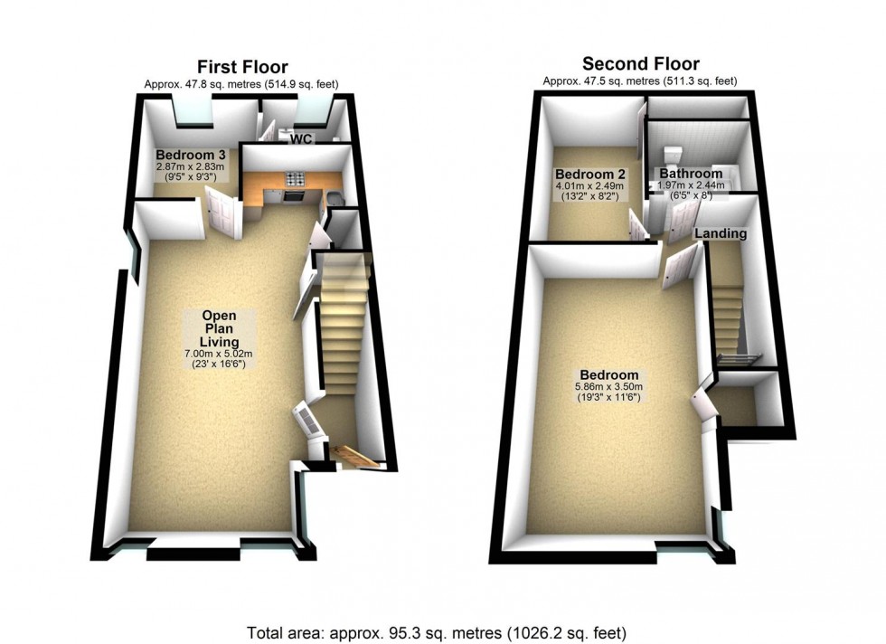 Floorplan for Station Road, Worthing