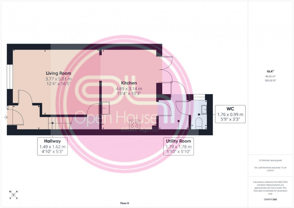 Floorplan for Furnace Lane, Castle Gresley, Swadlincote