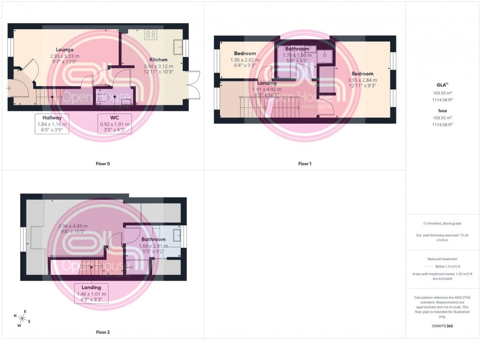 Floorplan for Blakeholme Court, Burton-On-Trent