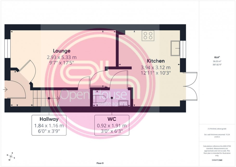 Floorplan for Blakeholme Court, Burton-On-Trent