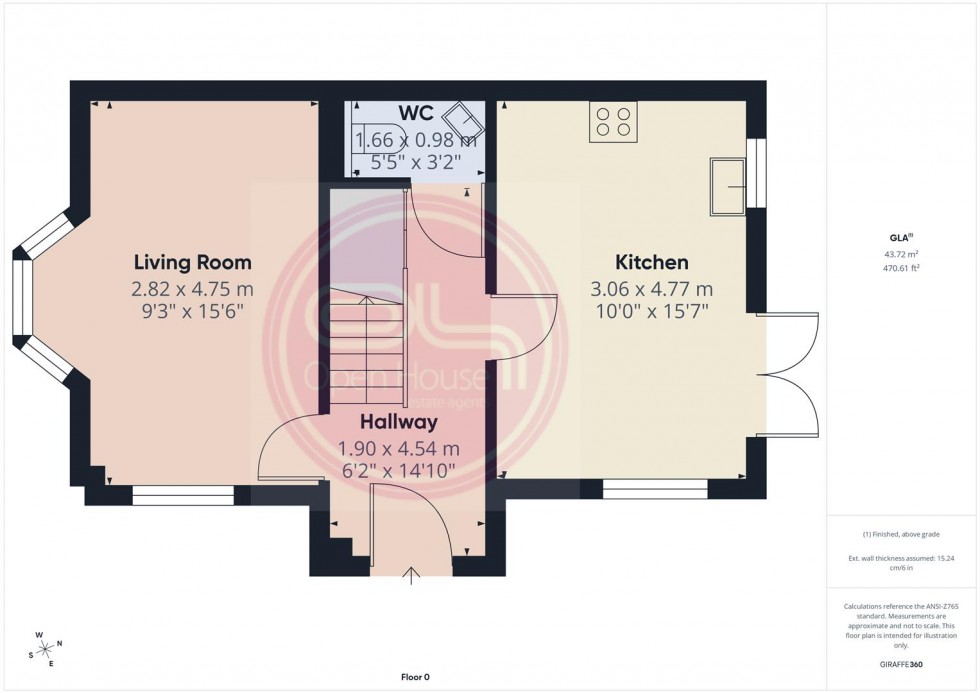 Floorplan for Holden Drive, Midway, Swadlincote