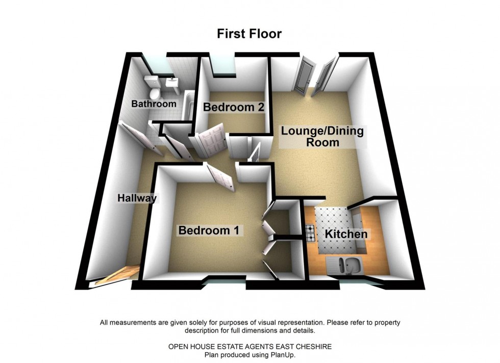 Floorplan for Burtree Drive, Stoke-On-Trent