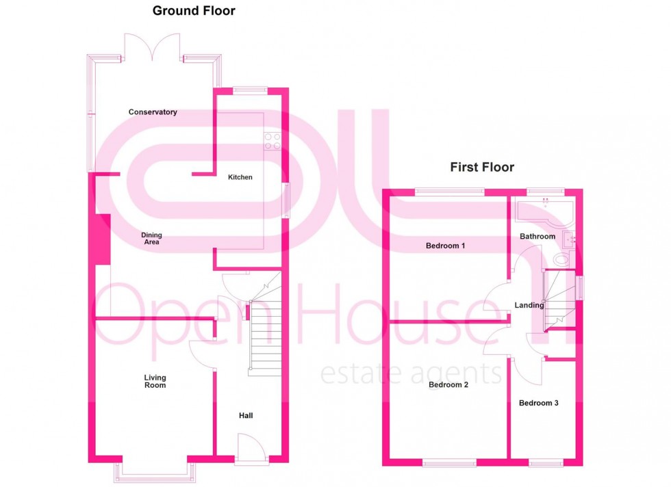 Floorplan for Talbot Street, Whitchurch