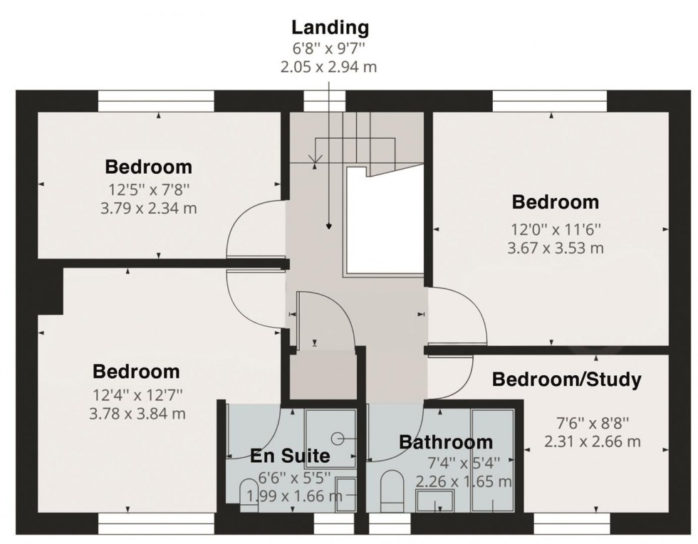 Floorplan for Black Lane, Whiston