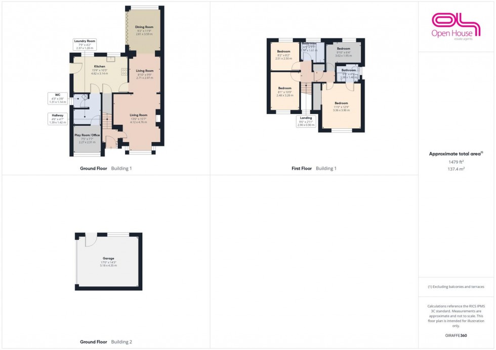 Floorplan for Woodpecker Way, Cannock