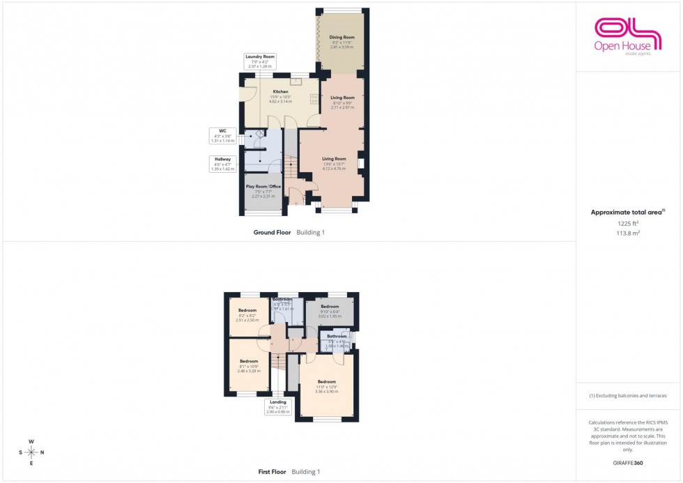 Floorplan for Woodpecker Way, Cannock