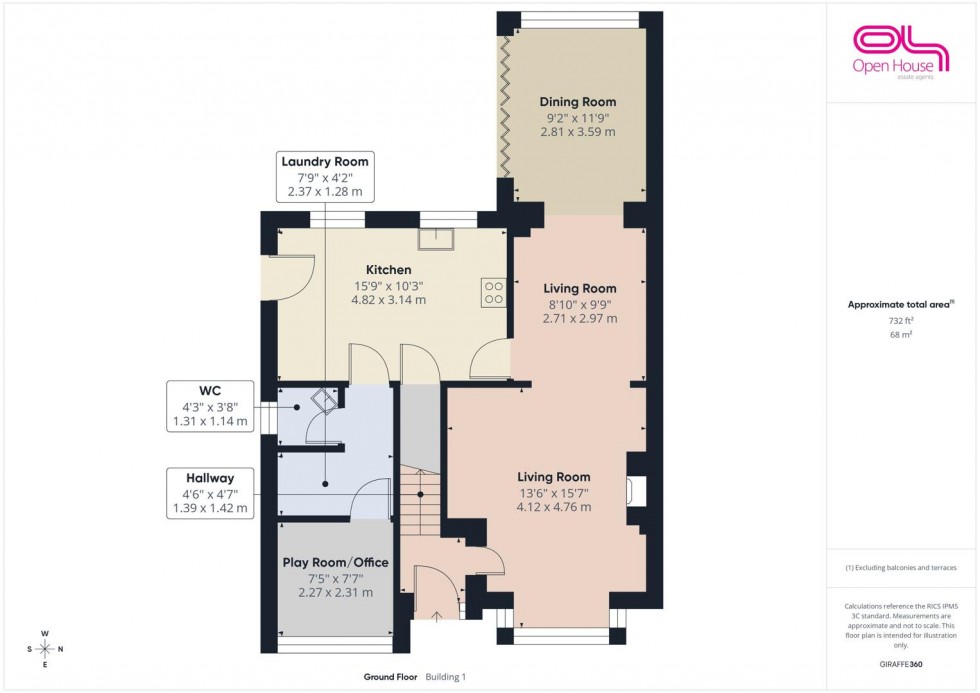 Floorplan for Woodpecker Way, Cannock