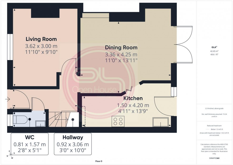 Floorplan for Northfield Road, Burton-On-Trent