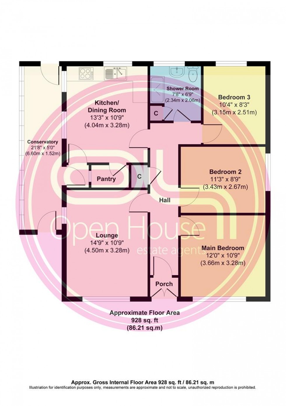 Floorplan for Rose Tree Lane, Swadlincote