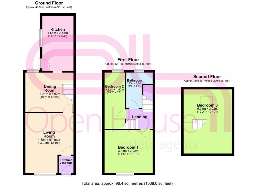 Floorplan for Lonsdale Road, Bolton
