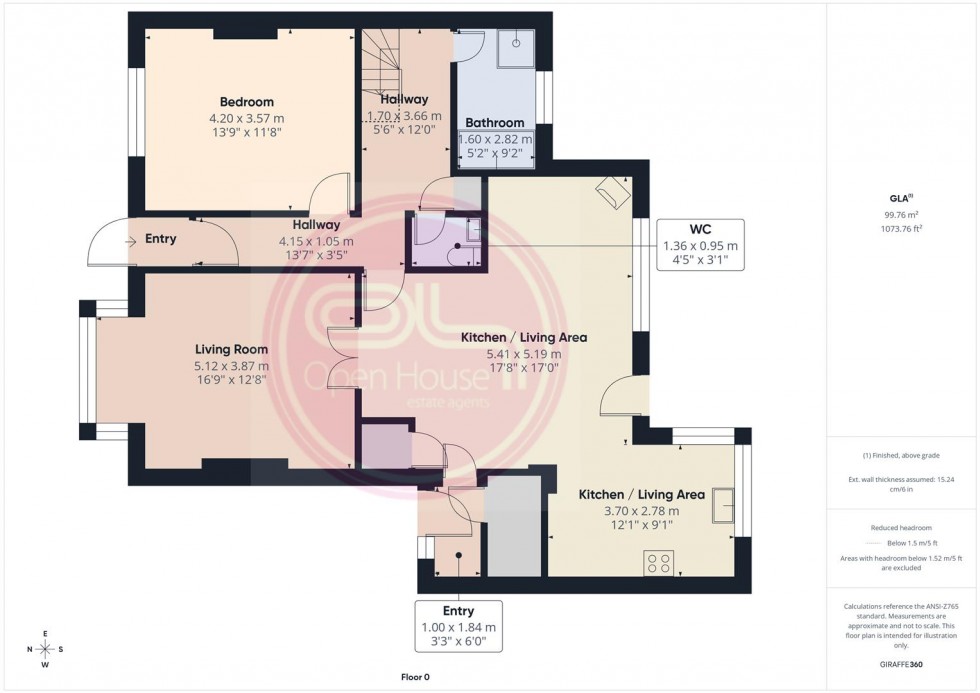 Floorplan for Beamhill Road, Stretton, Burton-On-Trent