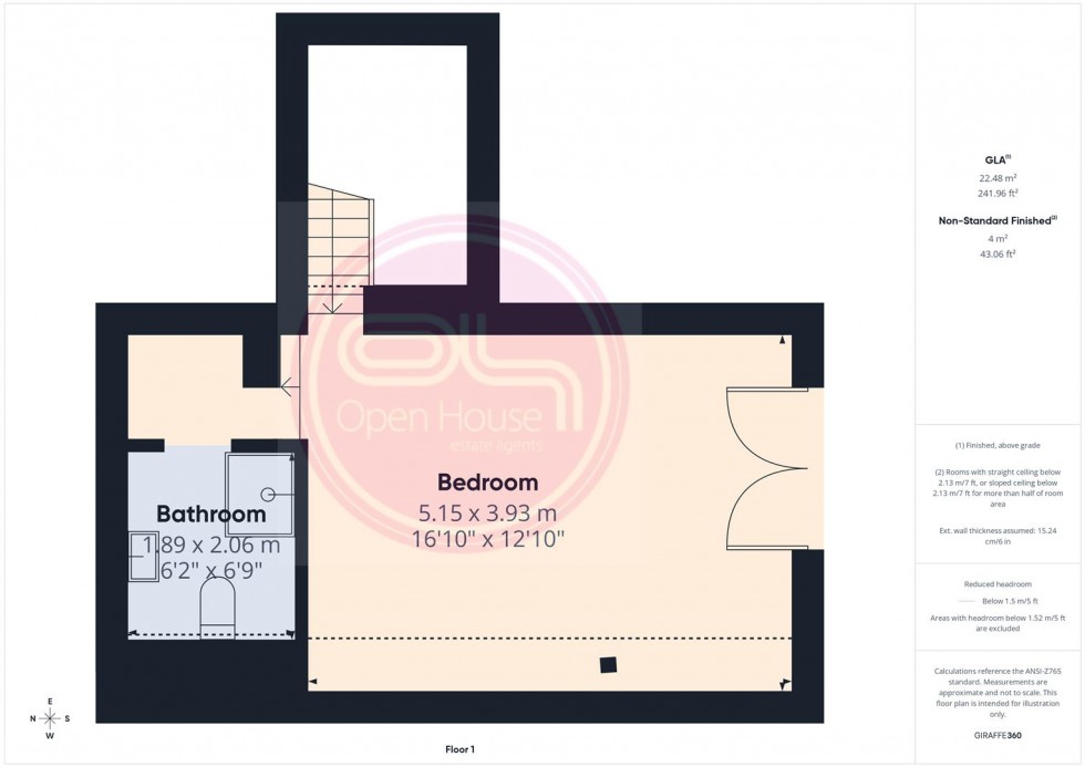 Floorplan for Beamhill Road, Stretton, Burton-On-Trent