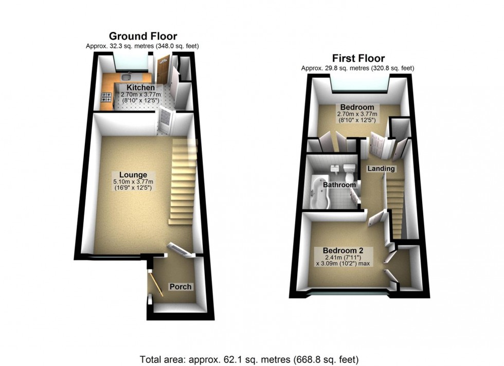 Floorplan for Vancouver Road, Worthing