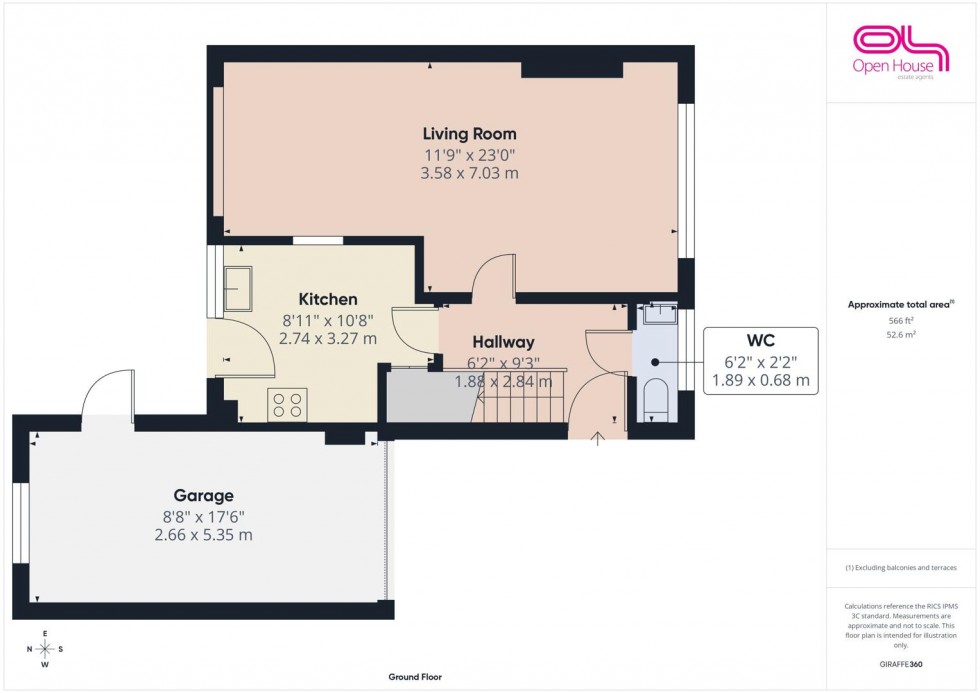 Floorplan for Buckland Road, Stafford