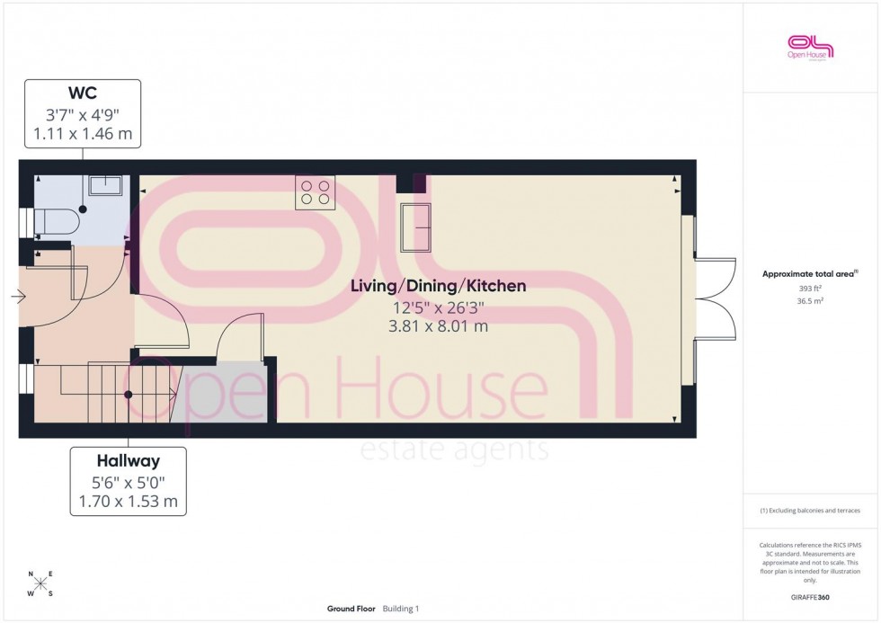 Floorplan for Seaview Avenue, Peacehaven
